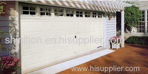 Sectional garage door, galvanized steel garage door