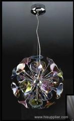 Italian Modern Stained Glass Round Pendant Lamps chandeliers decorative lights lighting Fixtures