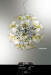 Italian Modern Stained Glass Round Pendant Lamps chandeliers decorative lights lighting Fixtures