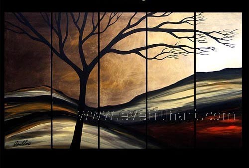 Home Decoration Ready to Hang Landscape Oil Painting (LA5-073)