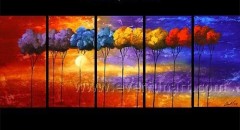 100% Hand-painted Modern Canvas Art Oil Painting Home Decoration (LA5-077)