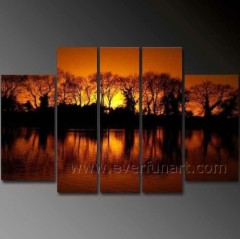 100% Hand-painted Modern Canvas Art Oil Painting Home Decoration (LA5-084)