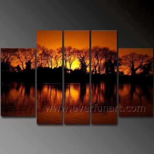 Modern Home Decoration Wall Canvas Artwork Oil Painting(LA5-079)