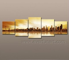 100% Hand-painted Modern Canvas Art Oil Painting Home Decoration (LA5-084)