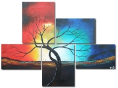 100% Hand-painted Modern Canvas Art Oil Painting Home Decoration (LA5-084)