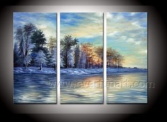 100% Hand-painted Modern Canvas Art Oil Painting Home Decoration (LA3-130)