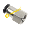 PCF Female Connector NPT Thread Pneumatic Fitting