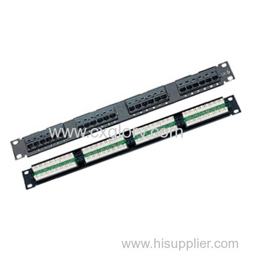 Patch Panel 24 Port Cat.5e Patch Panel 110 IDC