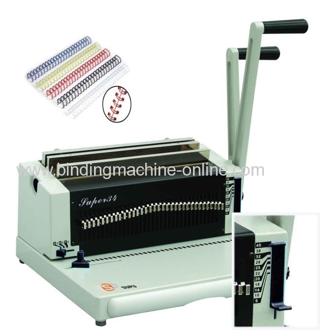 Manual Wire Binding Machine for A3 A4 