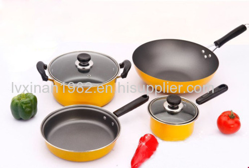 Non-stick frying pan stockpot manufacturers supply kitchen Wok Gift Set