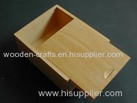 wooden packing gift box
