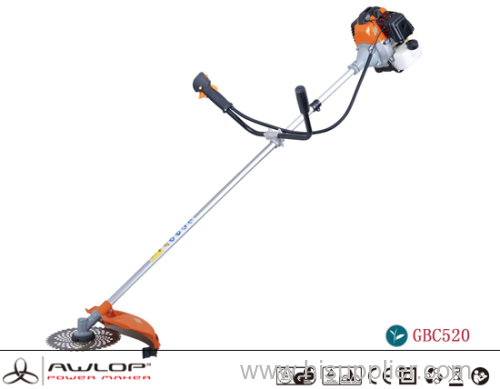 Commercial Grade Gas Powered Straight Shaft Grass Trimmer / Brush Cutter with Padded Front Handle 52cc 2-Stroke
