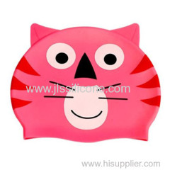 Hot selling Silicone Swimming caps with Aninmal-shaped Design