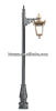 OEM offer sanding outdoor cast iron lamp post with black painting