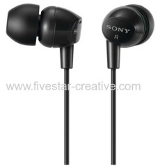 Sony MDR EX10LP EX Series Earbud Stereo Headphones Black