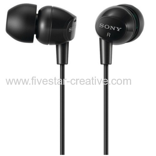 Sony MDR-EX10LP Black Ex Earbuds In-Ear Headphones for MP3