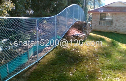 best quality of pvc coated chain link wire mesh fence