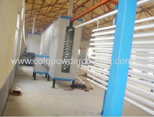 Aluminium window & door frame powder coating line 