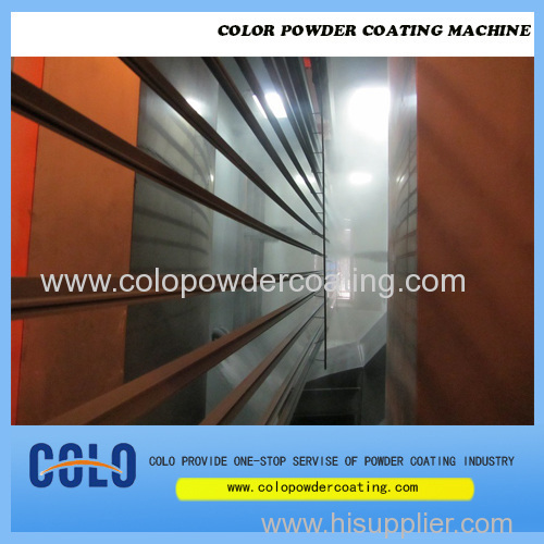 Aluminium extrusion powder coating line Aluminium window & door frame powder coating line