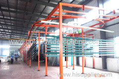 Horizontal aluminium profiles powder coating line