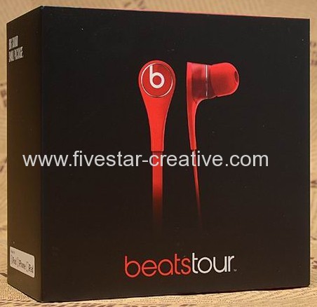 Beats Tour 2.0 In-Ear Headphones with Carrying Case Red