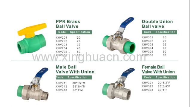 double union ball valve