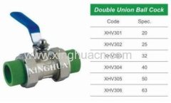 double union ball valve