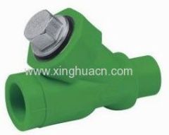 ppr Y type filter valve for water supply