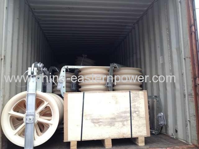 transmission line equipments and tools exported for 4 bundled 500KV conductor
