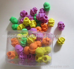Mini Skull Erasers Set