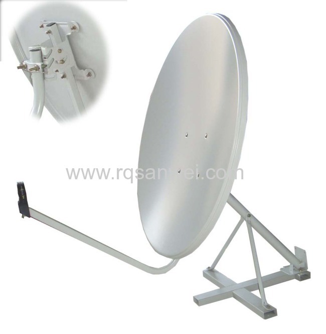 ku band 80cm satellite dish antenna