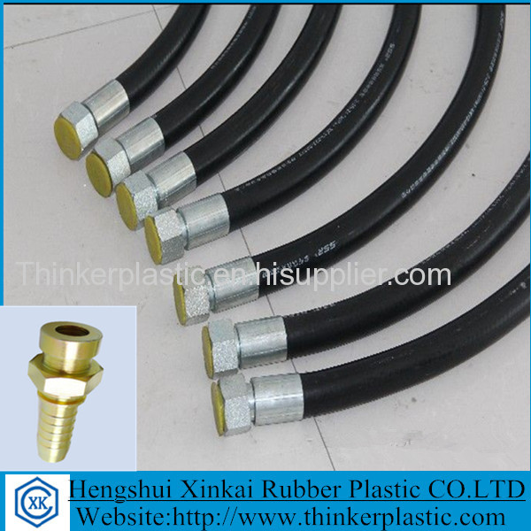 High pressure steel wire spiral hydraulic rubber hose