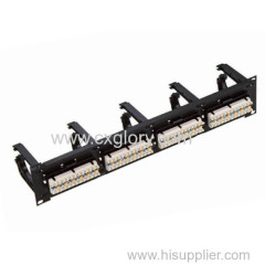 Patch Panel 24or 48 port Cat.6 Patch Panel