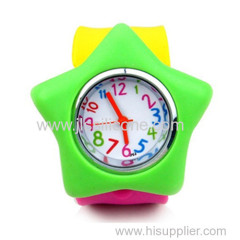 Customized Star-Shaped Silicone slap watch