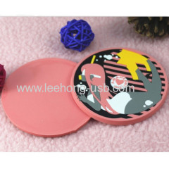 high quality soft pvc anti slip cup coaster for promotion gifts