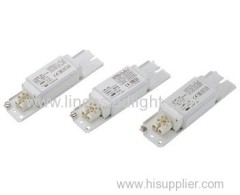 Electromagnetic ballasts for single-end compact fluorescent lamps