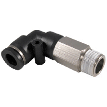 PLL Extended Male Elbow NPT Thread Pneumatic Fitting