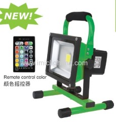 Portable 20W rechargeable emergency LED floodlight Luminaire