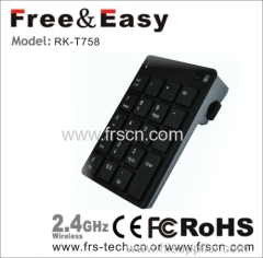 2.4g Mini wireless keypad