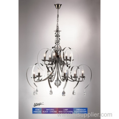 K9 Romantic Crystal Chrome Round European Beautiful Chandelier