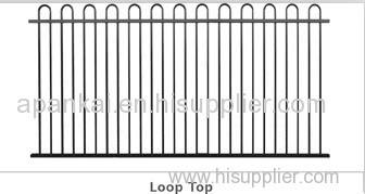 Loop Top Aluminum Fencing