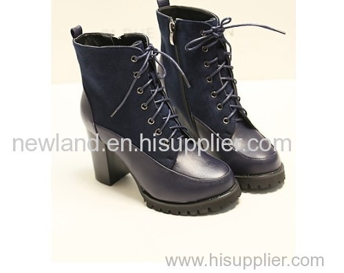 2013 super high heel PU martin ankle boots for lady