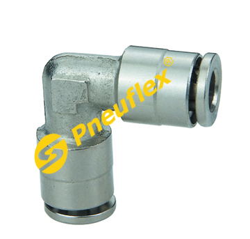 BPV Union Elbow Nickel Plated Brass Push in Fittings