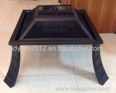 Outdoor Fire Pit with Folding Legs