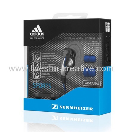 Sennheiser CX685 Sports Clip-on Headphones Black