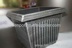 square flower pot , plastic flower pot , planter container ,terracotta flowerpot,Chinese antique flower pot