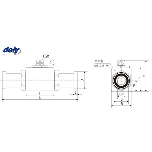 BKH-SAE-FS, MKH-SAE-FS 2 way carbon steel high pressure ball valve pipe connector