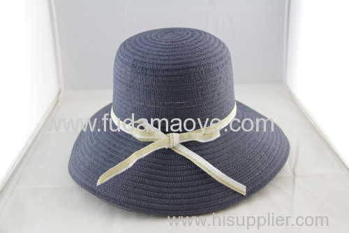 raffia lady's straw crochet hats