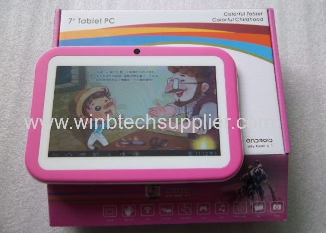 New R70DC Kids Tablet PC Android 4.2 7 inch 1024x600 RK2926 Dual Core Bluetooth 5121G/8GB Kids Games & EDU Apps