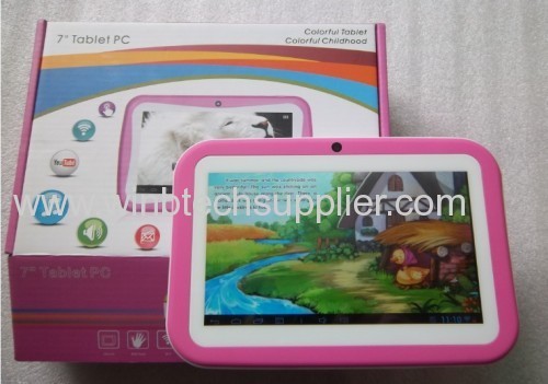 The cheapest Kids tablet pc 1024x600 edu appds kid mode